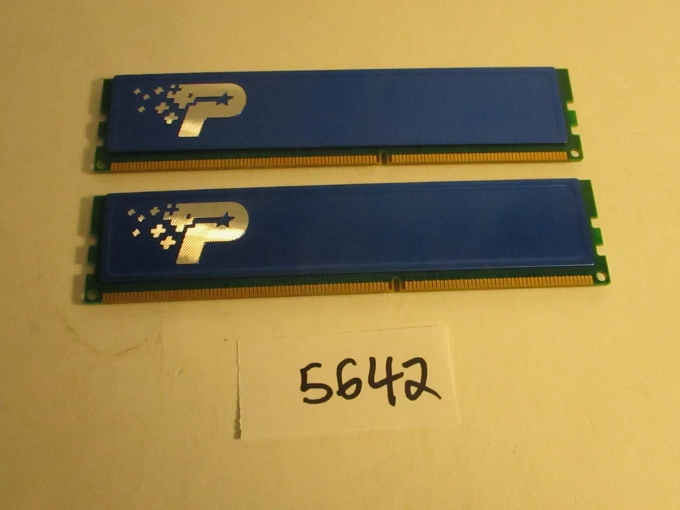 Patriot PSD38G1600KH 2X4GB=8Gb PC3-12800 1600Mhz DDR3 DESKTOP MEMORY RAM (5642) - Image 2 of 2