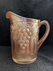 Northwood  Pitcher  Grape n Gothic Arches Marigold c.1914                    (A)