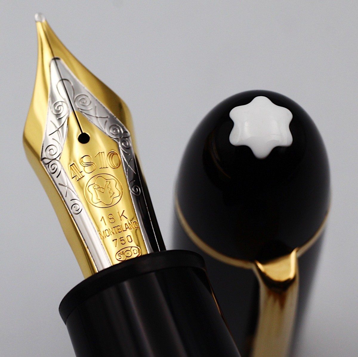 Mont Blanc マイスターシュテュック 18K 750 No.149 Excellent++] Montblanc Meisterstuck 149 18K 750 Black & Gold
