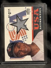 2000 Upper Deck Black Diamond Rookie Edition USA Authentics Anthony Sanders RC