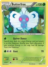 Butterfree - 5/83 - Pokemon Generations XY Holo Rare Card NM