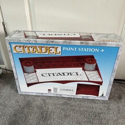 Warhammer Games Workshop Citadel Red Painting Station + OOP in Box 