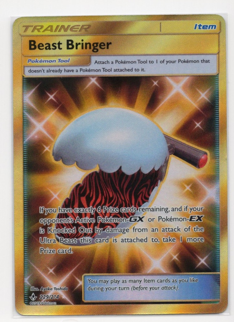 Beast Bringer 229 Unbroken Bonds - Holo Pokemon NM/M (Secret Rare)