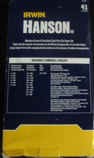 Irwin Hanson 24606 Combination Tap and Die Set, 41 Pieces