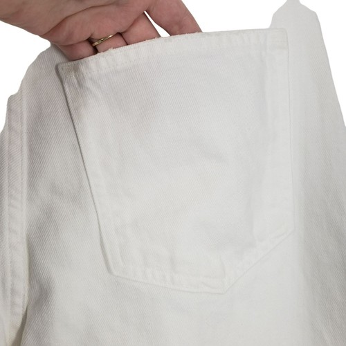 NEU Veronica Beard White Jeans Blake Crop Classic Straight High Rise Spring 28 - Bild 12 von 13