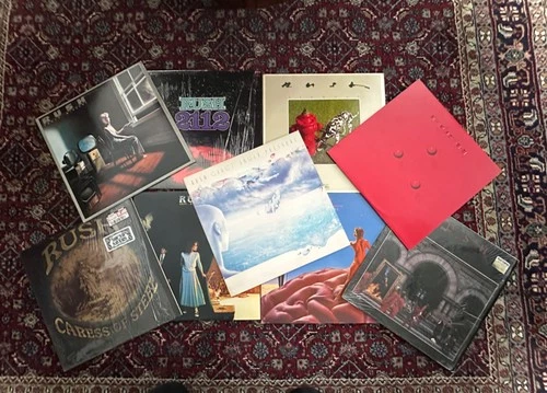Lot of 9 Rush Vinyl Albums! 70's & 80s!! VG - (Free Shipping)