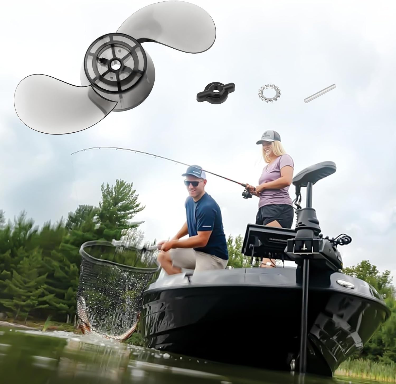 MKP-3 Prop Replacement for Minn Kota Trolling Motor Propeller (Pre-1994 Model...