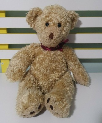 BUILD A BEAR TEDDY BEAR  BROWN CURLY FUR OLDER STYLE SKINNIER BEAR 40CM