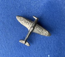 Vintage Spitfire Aircraft Badge Missing Propeller Military Plane WW2 RAF