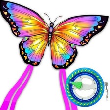 Honbo Pink Butterfly Kite, String Included, See Description Brand New, CK-2450