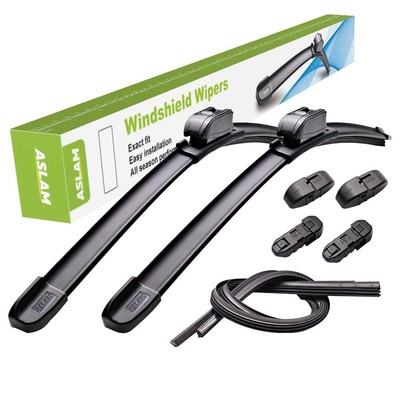 ASLAM Windshield Wipers for Polo/Passat/Bora AllSeason Blade TypeM 21''+19'',Mu...