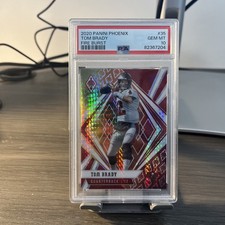 2020 Panini PHOENIX Tom Brady Fire Burst #35 PSA 10 GEM Mint