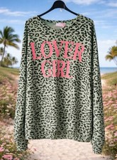 Mega Statement leichter Pullover One Size GR 40-44 italy Mode BELIEVE LEO STYLE