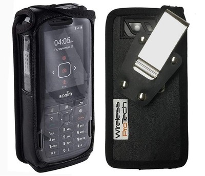 Case Compatible with Sonim XP5S Phone Model XP5800. Heavy-Duty Leather Fitted...