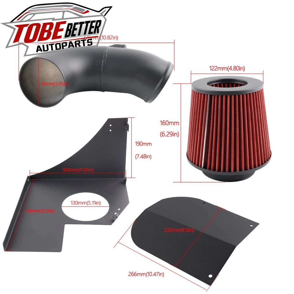 Cold Air Intake For 16+ BMW B58 F3X 3.0L M140i F20 M240i F22 M340i F30 M440i F32 - Image 2 of 4