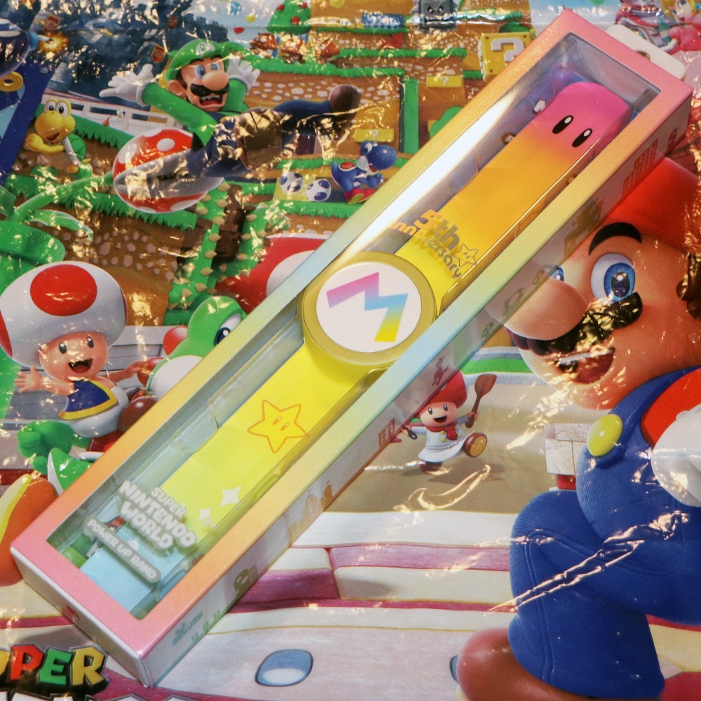 SUPER NINTENDO WORLD Power-Up Band Anniversary Super Star Mario