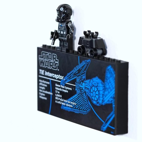 Wandhalterung für Lego 75382 UCS Tie Interceptor Star Wars - Bild 6 von 9