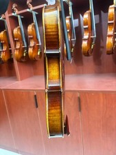 SurpassMusic Aged Wood Professional Handmade One Piece Back 4/4 Violin with Case