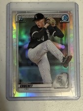 2020 Bowman Draft Garrett Crochet Refractor! Rookie RC Prospect Lot! 33 Cards!!