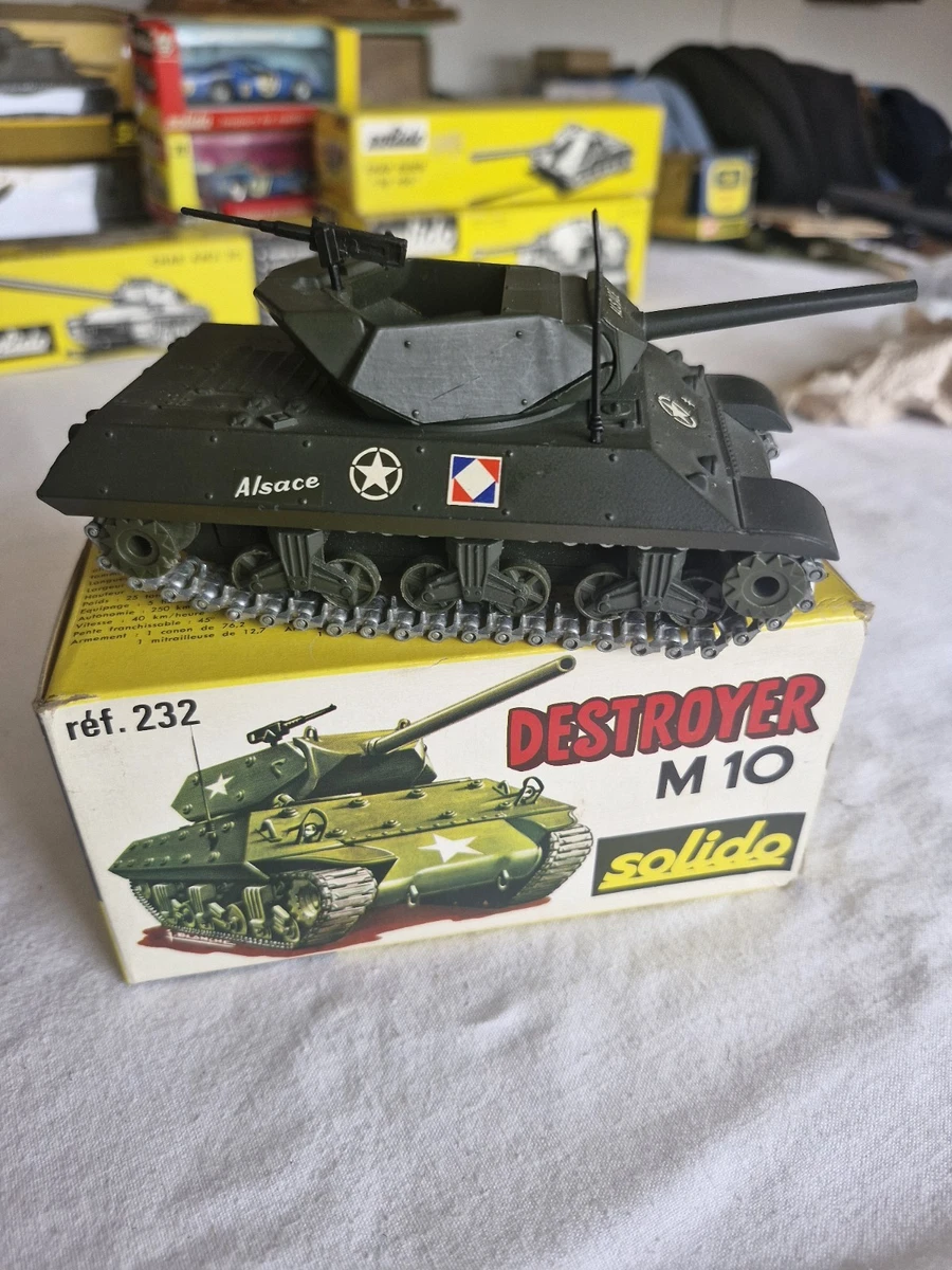 Modellino Solido 1:50 Carro M10 Destroyer USA | Tetto Blindato Con Decalcomanie - Usato