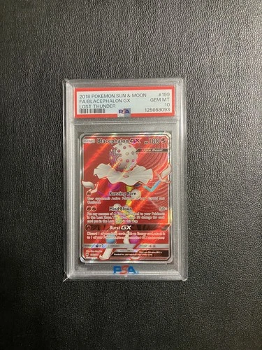 PSA 10 Blacephalon GX 199/214 Full Art - 2018 Lost Thunder
