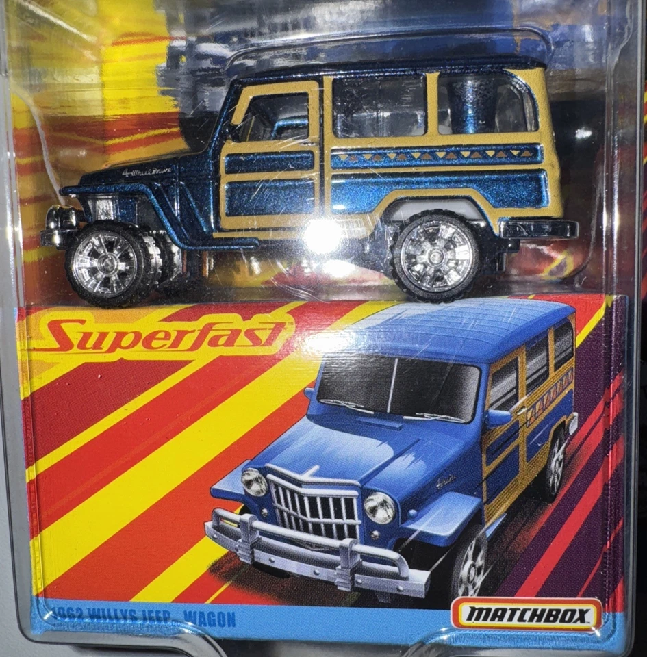 Matchbox•Superfast 2021 Best Of Series 62 Willys Jeep Wagon Nuevo IP 1:64 Diecast Foto 2 de 4