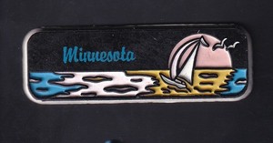 Minnesota Travel Fridge Magnet Sailboat