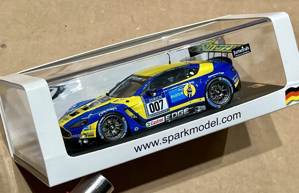 Spark 1/43 Aston Martin Vintage GT3 #007 24h Nurburgring 2014 Turner Lamy SG132 - Image 3 of 4