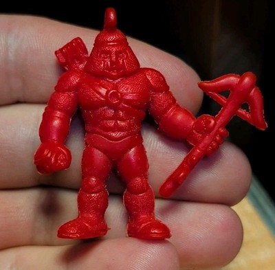 80's M.U.S.C.L.E. Men Kinnikuman Red Color 2'' Black Night Figure #143 Mattel