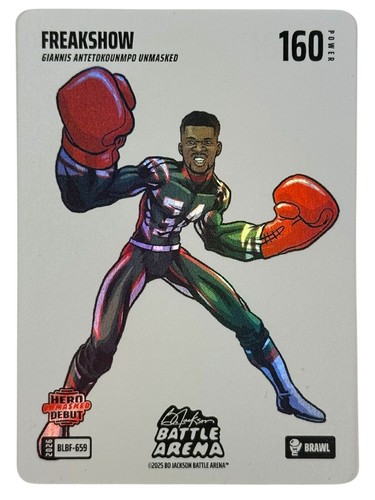 2025 Bo Jackson Battle Arena Freakshow Giannis Blizzard Battlefoil Brawl 160