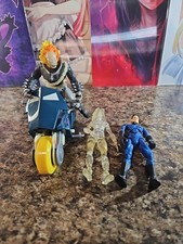 Marvel Action Figures Mixed Lot Set of 3 Ghost Rider Invincible Woman Mr