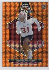 2024 Panini Mosaic Rookies Orange Mosaic Prizm 63/199 Renardo Green #358 13n9
