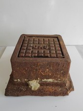 Antique cast iron gas stopcock hatch shut-off valve