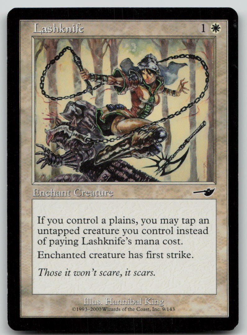 Lashknife [Nemesis - 9] Lightly Played Common Magic