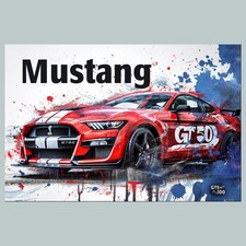 #1341 Mustang GT500 8x10 Glossy Photo - Fast-Secure Shipping