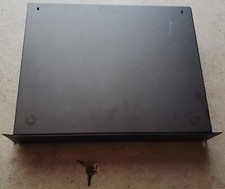   L K DJ RACK MOUNTABLE DRAWER - USED - GREAT SHAPE - LOCKABLE WITH KEYS   