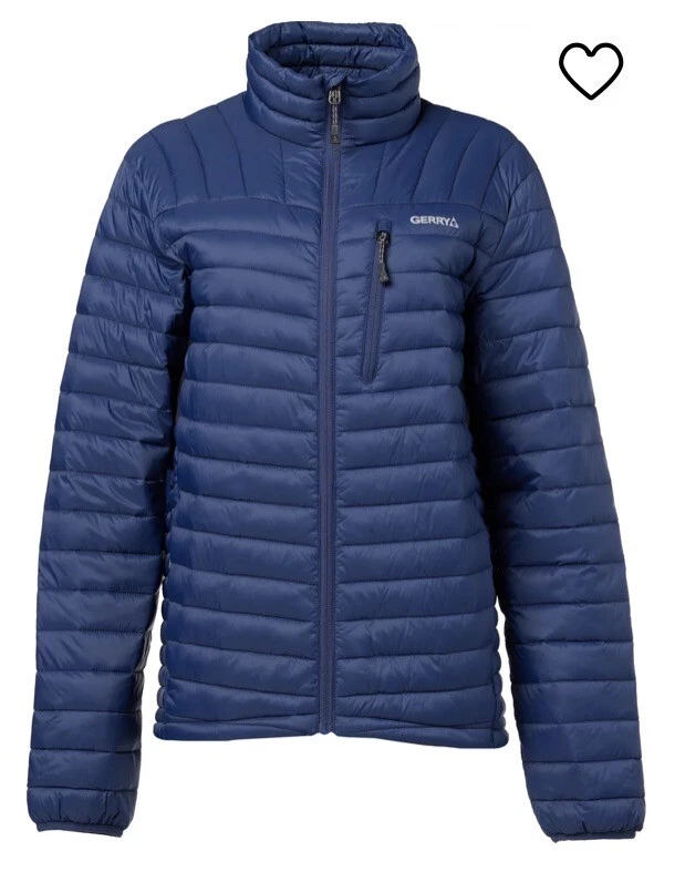 Gerry Men's Roam Quilted Jacket Size Small Deep Indigo Blue Coat