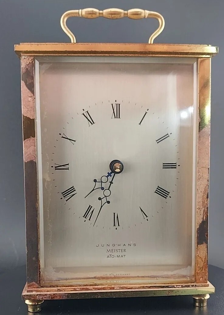 Junghans MEISTER Ato-mat Carriage Clock Original Movement Some