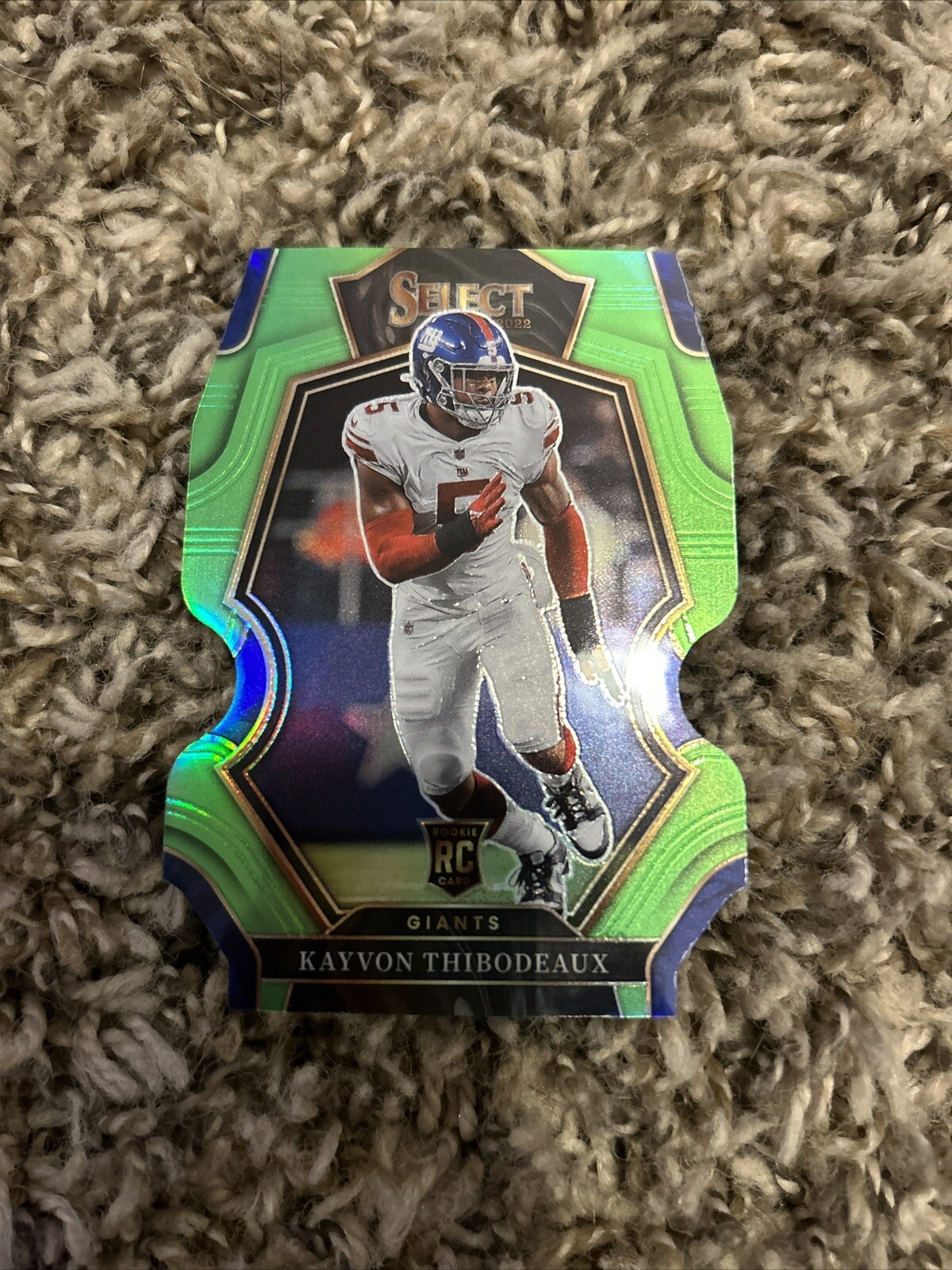 2022 Select football #175 Kayvon Thibodeaux RC green die-cut prizm /299🔥🔥