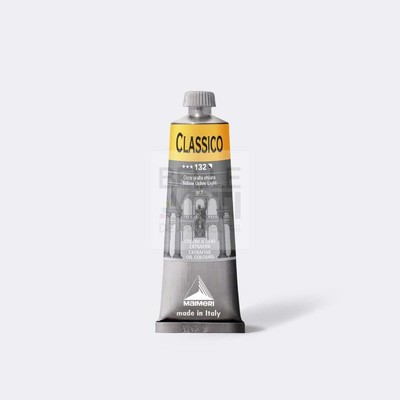 COLORE AD OLIO SERIE CLASSICO DA 60 ml. 132 OCRA GIALLA CHIARA