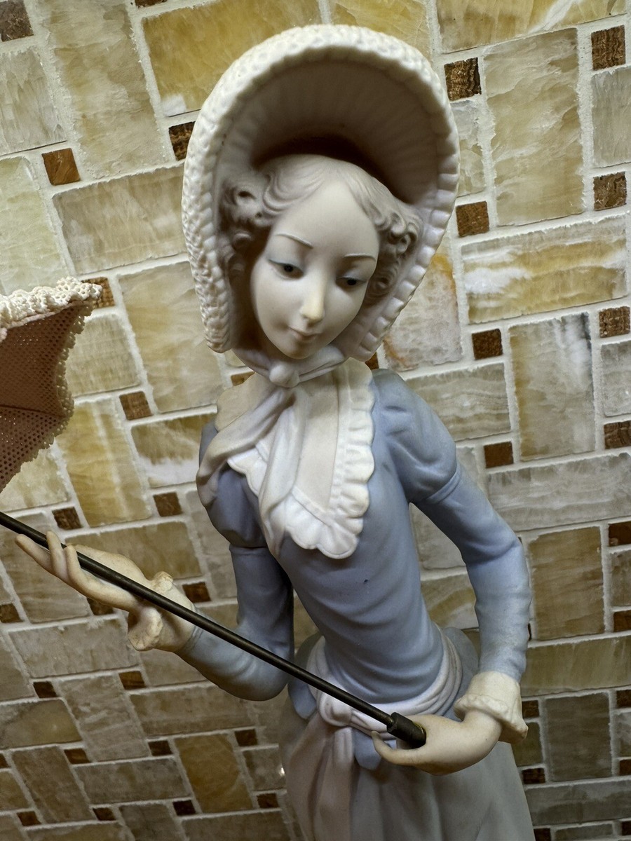 Lladro #4879 Aranjuez Little Lady Parasol Retired Porcelain