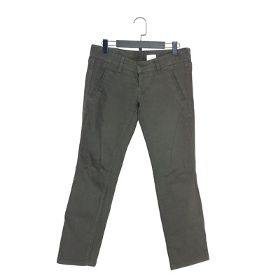 Mauro Grifoni Khaki Green Low Waist Slim Straight Leg Jeans - Size 29