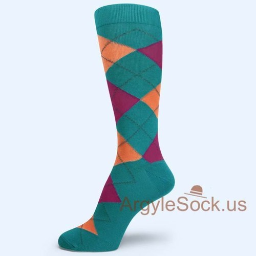 Calcetines de vestir Shades of Teal para hombre padrino graduación arcillosa, sin marca, ENVÍO GRATUITO - Imagen 9 de 17