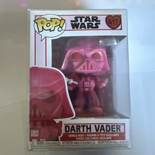 Funko Pop! Vinilo: Star Wars - Darth Vader (rosa) #417 versión del Día de San Valentín.