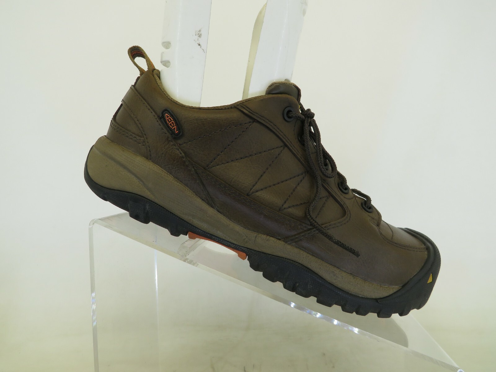 Scarpe Keen marroni in pelle lacci escursionismo atletica casual da donna taglia 7 M