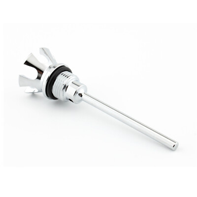 Drag Specialties Transmission Oil Fill Plug Dipstick For Harley 2007-2019 Silver