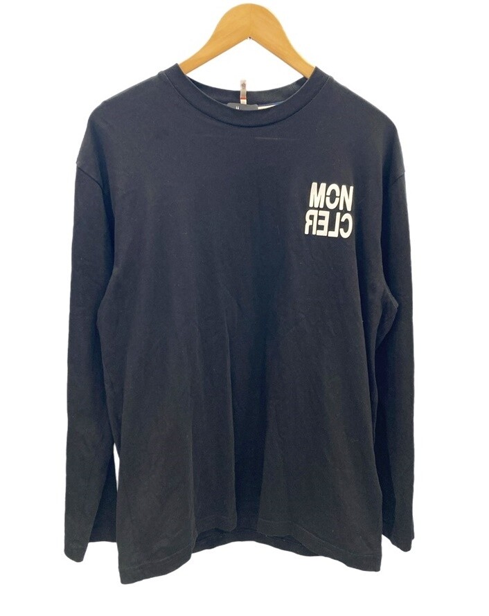Moncler 21Aw Maglia T-Shirt Grenoble Crew Neck 3D Logo Long Sleeve 