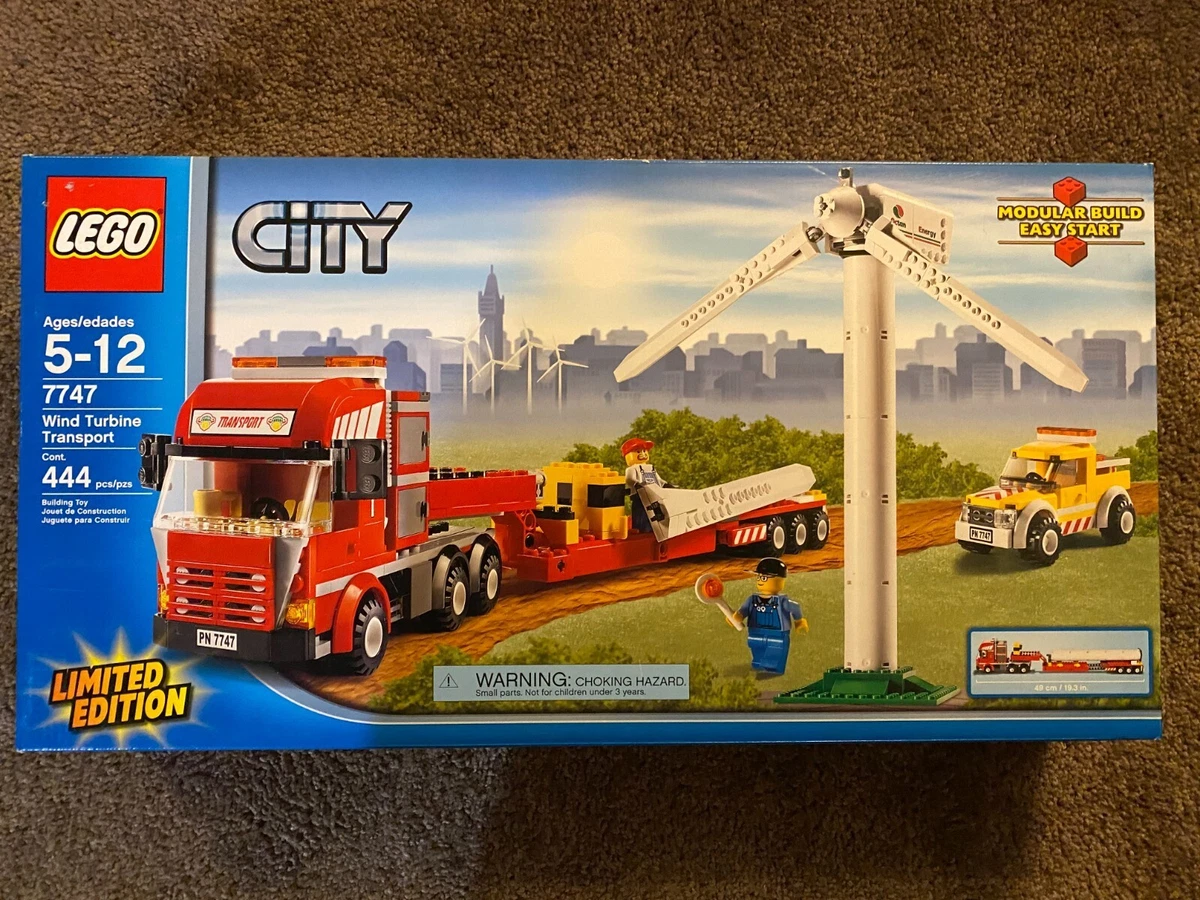 LEGO CITY Wind Turbine Transport 7747