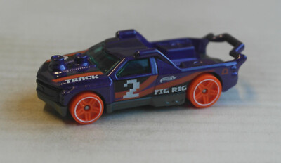 Hot Wheels Fig Rig violettmetallic HW Mattel Pickup Spielzeugauto Auto Car