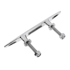 ISURE MARINE 2Pcs Boat Stainless Steel 6” Bolt Pull Up Mooring Cleat Flush Mount